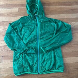 L.L. Bean Green Primaloft Packable Lightweight Jacket Large